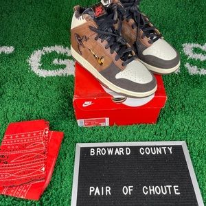 Nike X Bodega Dunk high bodega Legend Fauna Brown